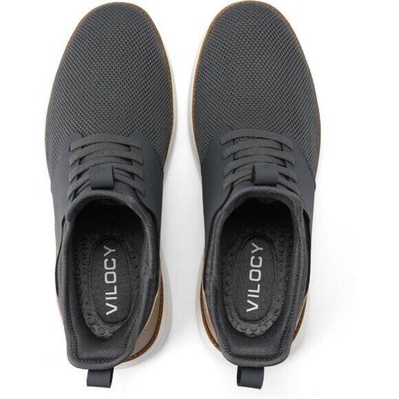 ⚡VILOCY Men's Army Green Fashion Dress Oxfords Business Mesh Breathable Sneakers - Picture 4 of 9